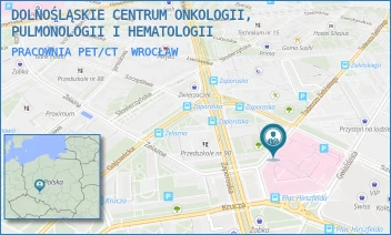 PRACOWNIA PET/CT - DOLNOŚLĄSKIE CENTRUM ONKOLOGII, PULMONOLOGII I HEMATOLOGII - PL. LUDWIKA HIRSZFELDA 12,  WROCŁAW