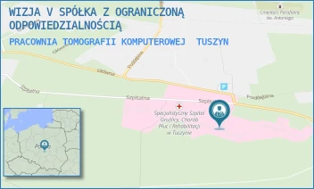 PRACOWNIA TOMOGRAFII KOMPUTEROWEJ - WIZJA V SPÓŁKA Z OGRANICZONĄ ODPOWIEDZIALNOŚCIĄ - UL. SZPITALNA 5,  TUSZYN