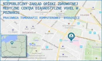 PRACOWNIA TOMOGRAFII KOMPUTEROWEJ - NIEPUBLICZNY ZAKŁAD OPIEKI ZDROWOTNEJ MEDYCZNE CENTRA DIAGNOSTYCZNE VOXEL W POZNANIU - MARKWARTA 4-6,  BYDGOSZCZ