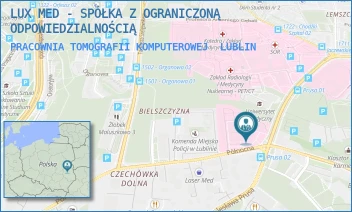PRACOWNIA TOMOGRAFII KOMPUTEROWEJ - LUX MED SPÓŁKA Z OGRANICZONĄ ODPOWIEDZIALNOŚCIĄ - KAZIMIERZA JACZEWSKIEGO 2,  LUBLIN