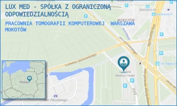 PRACOWNIA TOMOGRAFII KOMPUTEROWEJ - LUX MED SPÓŁKA Z OGRANICZONĄ ODPOWIEDZIALNOŚCIĄ - PORY 78,  WARSZAWA MOKOTÓW