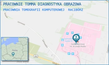 PRACOWNIA TOMOGRAFII KOMPUTEROWEJ - PRACOWNIE TOMMA DIAGNOSTYKA OBRAZOWA - UL. GAMOWSKA 3, RACIBÓRZ