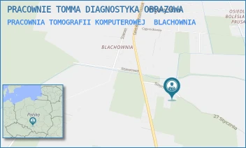 PRACOWNIA TOMOGRAFII KOMPUTEROWEJ - PRACOWNIE TOMMA DIAGNOSTYKA OBRAZOWA - UL. SOSNOWA 16, BLACHOWNIA