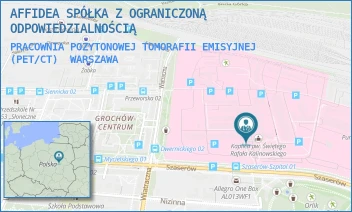 PRACOWNIA POZYTONOWEJ TOMORAFII EMISYJNEJ (PET/CT) - AFFIDEA SPÓŁKA Z OGRANICZONĄ ODPOWIEDZIALNOŚCIĄ - SZASERÓW 128,  WARSZAWA