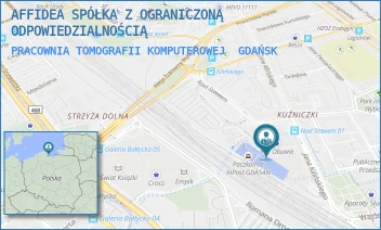 PRACOWNIA TOMOGRAFII KOMPUTEROWEJ - AFFIDEA SPÓŁKA Z OGRANICZONĄ ODPOWIEDZIALNOŚCIĄ - UL. JANA KILIŃSKIEGO 4, GDAŃSK