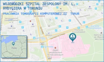 PRACOWNIA TOMOGRAFII KOMPUTEROWEJ II - WOJEWÓDZKI SZPITAL ZESPOLONY IM. L. RYDYGIERA W TORUNIU - KONSTYTUCJI 3 MAJA 42/-,  TORUŃ
