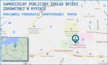 PRACOWNIA TOMOGRAFII KOMPUTEROWEJ - SAMODZIELNY PUBLICZNY ZAKŁAD OPIEKI ZDROWOTNEJ W RYPINIE - 3 MAJA 2,  RYPIN