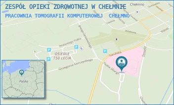 PRACOWNIA TOMOGRAFII KOMPUTEROWEJ - ZESPÓŁ OPIEKI ZDROWOTNEJ W CHEŁMNIE - PLAC RYDYGIERA 1,  CHEŁMNO
