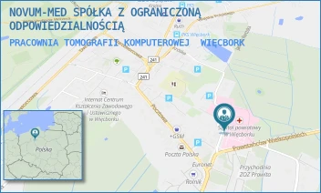 PRACOWNIA TOMOGRAFII KOMPUTEROWEJ - NOVUM-MED SPÓŁKA Z OGRANICZONĄ ODPOWIEDZIALNOŚCIĄ - MICKIEWICZA 26,  WIĘCBORK
