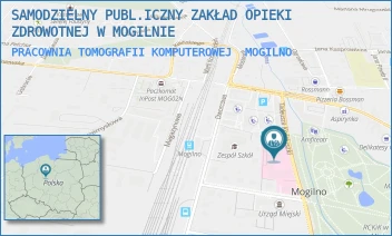 PRACOWNIA TOMOGRAFII KOMPUTEROWEJ - SAMODZIELNY PUBL.ICZNY ZAKŁAD OPIEKI ZDROWOTNEJ W MOGILNIE - KOŚCIUSZKI 6,  MOGILNO