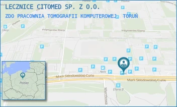 ZDO PRACOWNIA TOMOGRAFII KOMPUTEROWEJ - LECZNICE CITOMED SP. Z O.O. - M. SKŁODOWSKIEJ - CURIE 73,  TORUŃ