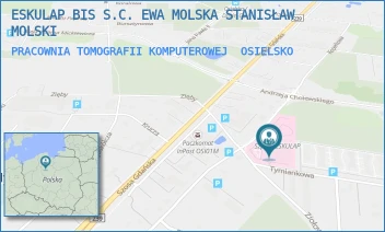 PRACOWNIA TOMOGRAFII KOMPUTEROWEJ - ESKULAP BIS S.C. EWA MOLSKA STANISŁAW MOLSKI - KOPERKOWA 2,  OSIELSKO