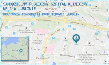 PRACOWNIA TOMOGRAFII KOMPUTEROWEJ - UNIWERSYTECKI SZPITAL KLINICZNY NR 1 W LUBLINIE - STASZICA 16,  LUBLIN