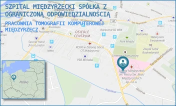 PRACOWNIA TOMOGRAFII KOMPUTEROWEJ - SZPITAL MIĘDZYRZECKI SPÓŁKA Z OGRANICZONĄ ODPOWIEDZIALNOŚCIĄ - UL. KONSTYTUCJI 3 MAJA 35,  MIĘDZYRZECZ