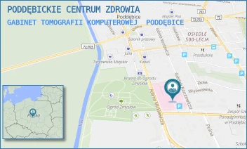 GABINET TOMOGRAFII KOMPUTEROWEJ - PODDĘBICKIE CENTRUM ZDROWIA - UL. MICKIEWICZA 16,  PODDĘBICE