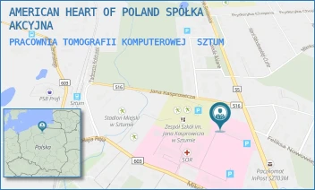 PRACOWNIA TOMOGRAFII KOMPUTEROWEJ - AMERICAN HEART OF POLAND SPÓŁKA AKCYJNA - UL. REJA 12, SZTUM