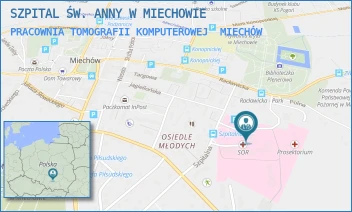 PRACOWNIA TOMOGRAFII KOMPUTEROWEJ - SZPITAL ŚW. ANNY W MIECHOWIE - UL. SZPITALNA 3,  MIECHÓW