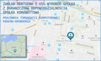 PRACOWNIA TOMOGRAFII KOMPUTEROWEJ - DIAGNOSTYKA WYROBEK SPÓŁKA Z OGRANICZONĄ ODPOWIEDZIALNOŚCIĄ - UL. F. KONECZNEGO 6/19U,  KRAKÓW-KROWODRZA
