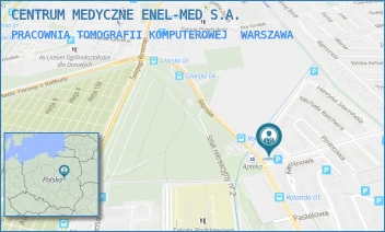 PRACOWNIA TOMOGRAFII KOMPUTEROWEJ - CENTRUM MEDYCZNE ENEL-MED S.A. - GILARSKA 86C,  WARSZAWA