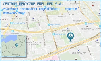 PRACOWNIA TOMOGRAFII KOMPUTEROWEJ - CENTRUM - CENTRUM MEDYCZNE ENEL-MED S.A. - AL. SOLIDARNOŚCI 128,  WARSZAWA WOLA