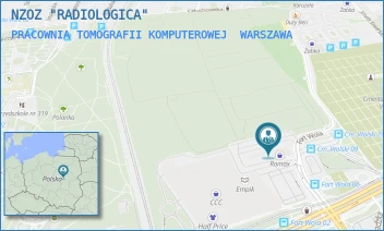 PRACOWNIA TOMOGRAFII KOMPUTEROWEJ - NZOZ "RADIOLOGICA" - FORT WOLA 22,  WARSZAWA