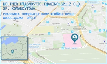 PRACOWNIA TOMOGRAFII KOMPUTEROWEJ OPOLE, WODOCIĄGOWA - HELIMED DIAGNOSTIC IMAGING SP. Z O.O. SP. KOMANDYTOWA - UL. WODOCIĄGOWA 4,  OPOLE