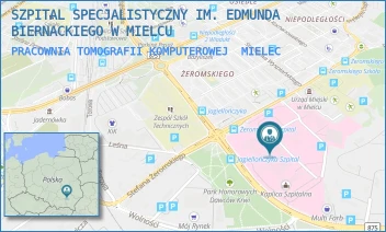PRACOWNIA TOMOGRAFII KOMPUTEROWEJ - SZPITAL SPECJALISTYCZNY IM. EDMUNDA BIERNACKIEGO W MIELCU - UL. ŻEROMSKIEGO 22,  MIELEC