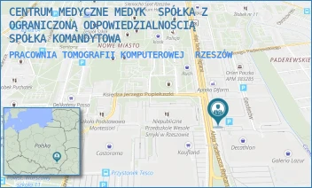 PRACOWNIA TOMOGRAFII KOMPUTEROWEJ - CENTRUM MEDYCZNE MEDYK  SPÓŁKA Z OGRANICZONĄ ODPOWIEDZIALNOŚCIĄ SPÓŁKA KOMANDYTOWA - AL. TADEUSZA REJTANA 53,  RZESZÓW