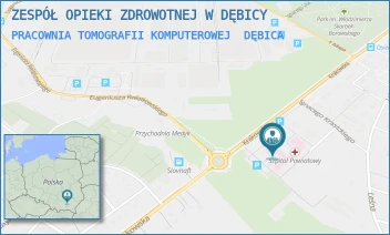 PRACOWNIA TOMOGRAFII KOMPUTEROWEJ - ZESPÓŁ OPIEKI ZDROWOTNEJ W DĘBICY - UL. KRAKOWSKA 91,  DĘBICA