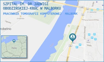 PRACOWNIA TOMOGRAFII KOMPUTEROWEJ - SZPITAL IM. DR JADWIGI OBODZIŃSKIEJ-KRÓL W MALBORKU - ARMII KRAJOWEJ 105/106, MALBORK