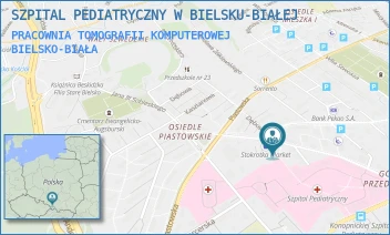 PRACOWNIA TOMOGRAFII KOMPUTEROWEJ - SZPITAL PEDIATRYCZNY W BIELSKU-BIAŁEJ - UL. SOBIESKIEGO 83,  BIELSKO-BIAŁA