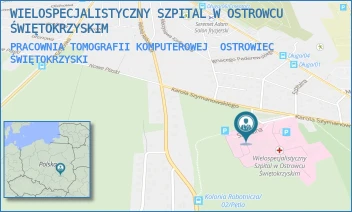 PRACOWNIA TOMOGRAFII KOMPUTEROWEJ - WIELOSPECJALISTYCZNY SZPITAL W OSTROWCU ŚWIĘTOKRZYSKIM - SZYMANOWSKIEGO 11,  OSTROWIEC ŚWIĘTOKRZYSKI