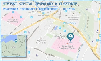 PRACOWNIA TOMOGRAFII KOMPUTEROWEJ - MIEJSKI SZPITAL ZESPOLONY W OLSZTYNIE - NIEPODLEGŁOŚCI 44,  OLSZTYN