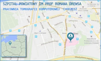 PRACOWNIA TOMOGRAFII KOMPUTEROWEJ - SZPITAL POWIATOWY IM PROF ROMANA DREWSA - ŻEROMSKIEGO 29,  CHODZIEŻ