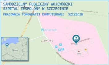 PRACOWNIA TOMOGRAFII KOMPUTEROWEJ - SAMODZIELNY PUBLICZNY WOJEWÓDZKI SZPITAL ZESPOLONY W SZCZECINIE - ALFREDA SOKOŁOWSKIEGO 11,  SZCZECIN
