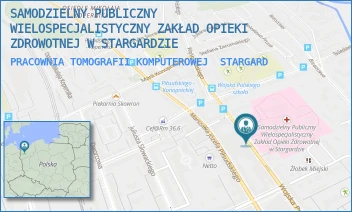 PRACOWNIA TOMOGRAFII KOMPUTEROWEJ - SAMODZIELNY PUBLICZNY WIELOSPECJALISTYCZNY ZAKŁAD OPIEKI ZDROWOTNEJ W STARGARDZIE - WOJSKA POLSKIEGO 27,  STARGARD