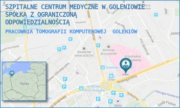 PRACOWNIA TOMOGRAFII KOMPUTEROWEJ - SZPITALNE CENTRUM MEDYCZNE W GOLENIOWIE SPÓŁKA Z OGRANICZONĄ ODPOWIEDZIALNOŚCIĄ - NOWOGARDZKA 2,  GOLENIÓW