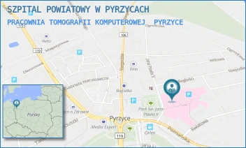 PRACOWNIA TOMOGRAFII KOMPUTEROWEJ - SZPITAL POWIATOWY W PYRZYCACH - JANA PAWŁA II 2,  PYRZYCE